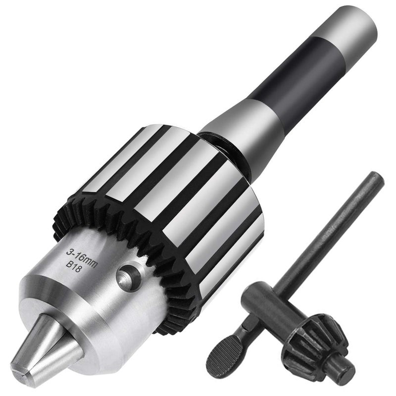 Earl Diamond Super Heavy Duty Drill Chuck 5/8" Capacity with R8 Shank Precision Integrated & Chuck Jaw Tightening Key (R8-B18) - Image 1